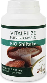 Champignons shiitake (hardwort japonais) BIO 100 gélules - PILZE WOHLRAB